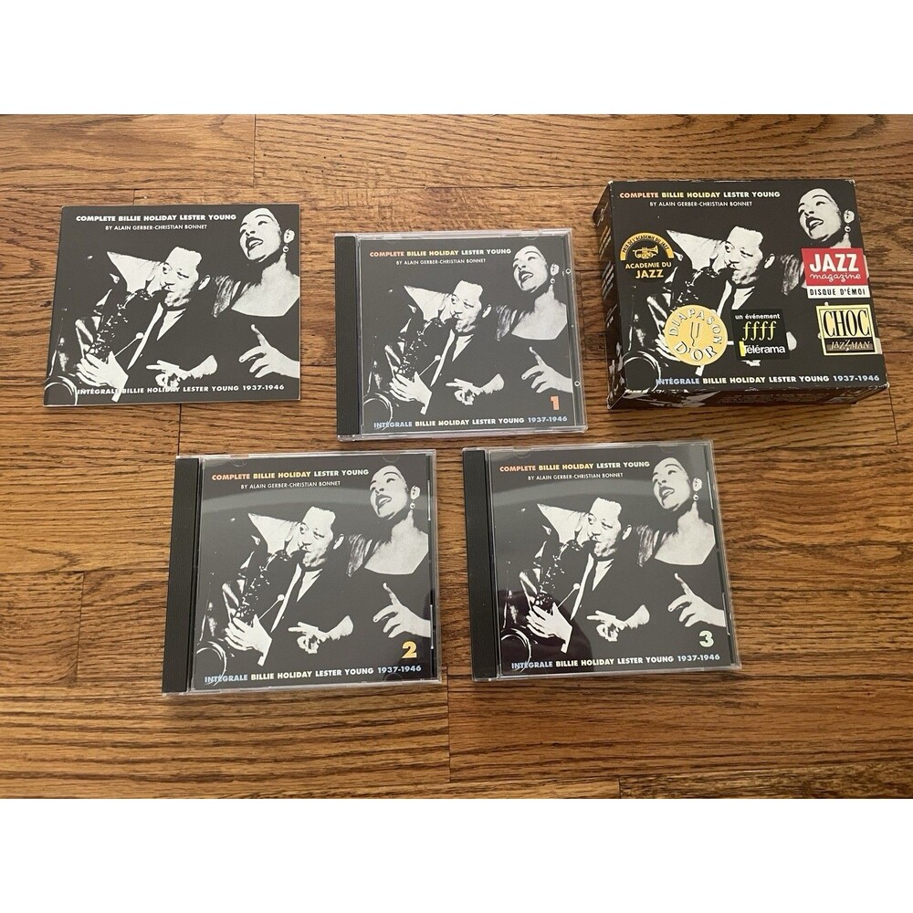 Billie Holiday Lester Young 1937-1946 3CD Box Set French Import Complete Jazz